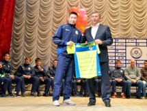 В Актау прошла презентация команды «Каспий» сезона 2016 года