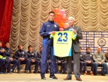 В Актау прошла презентация команды «Каспий» сезона 2016 года