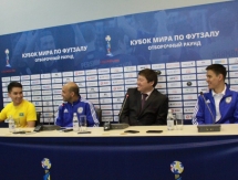 Фоторепортаж с предыгровых тренировок Казахстана и Польши 