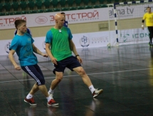 Фоторепортаж с предыгровых тренировок Казахстана и Польши 