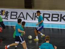 Фоторепортаж с предыгровых тренировок Казахстана и Польши 