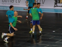 Фоторепортаж с предыгровых тренировок Казахстана и Польши 