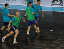 Фоторепортаж с предыгровых тренировок Казахстана и Польши 