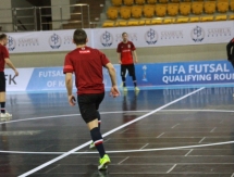 Фоторепортаж с предыгровых тренировок Казахстана и Польши 