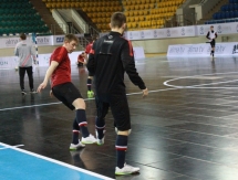 Фоторепортаж с предыгровых тренировок Казахстана и Польши 