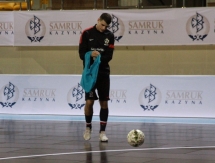 Фоторепортаж с предыгровых тренировок Казахстана и Польши 