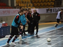 Фоторепортаж с предыгровых тренировок Казахстана и Польши 