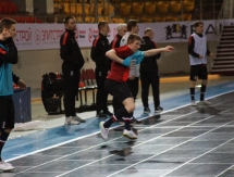 Фоторепортаж с предыгровых тренировок Казахстана и Польши 