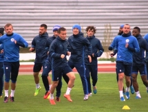 Фоторепортаж с тренировки «Окжетпеса»