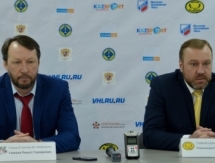 Видео послематчевой пресс-конференции игры плей-офф ВХЛ «Сарыарка» — «Нефтяник» 1:2 ОТ