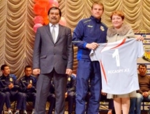 В Актау прошла презентация команды «Каспий» сезона 2016 года