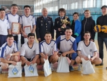 Сильнейших волейболистов выявили среди павлодарских полицейских