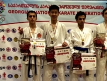 Спортсмены из ЗКО завоевали призовые места на турнире по карате-до WKF в Тбилиси