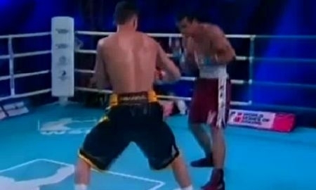 Видео боя матча WSB «Astana Arlans» — «Caciques Venezuela» Абилхан Аманкул VS. Йохан Гонсалес