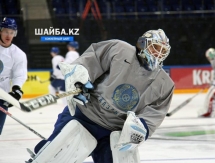 Фоторепортаж с первой тренировки сборной Казахстана в Москве