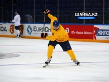 Фоторепортаж с первой тренировки сборной Казахстана в Москве