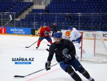 Фоторепортаж с первой тренировки сборной Казахстана в Москве