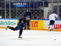 Фоторепортаж с первой тренировки сборной Казахстана в Москве