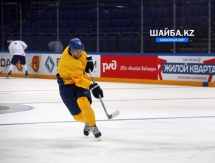 Фоторепортаж с первой тренировки сборной Казахстана в Москве