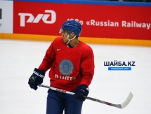 Фоторепортаж с первой тренировки сборной Казахстана в Москве