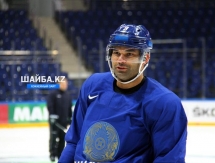 Фоторепортаж с первой тренировки сборной Казахстана в Москве