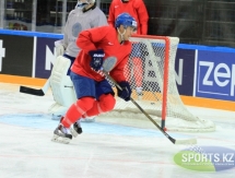 Сборная Казахстана провела тренировку