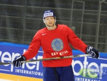 Сборная Казахстана провела тренировку