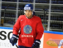 Сборная Казахстана провела тренировку