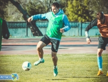 Фоторепортаж с вечерней тренировки «Жетысу»