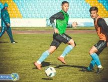 Фоторепортаж с вечерней тренировки «Жетысу»