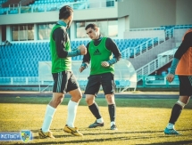 Фоторепортаж с вечерней тренировки «Жетысу»