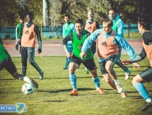 Фоторепортаж с вечерней тренировки «Жетысу»