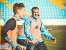 Фоторепортаж с вечерней тренировки «Жетысу»