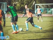 Фоторепортаж с вечерней тренировки «Жетысу»