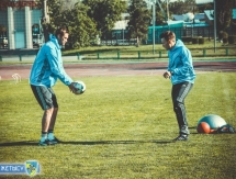 Фоторепортаж с вечерней тренировки «Жетысу»