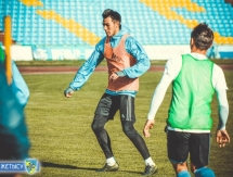 Фоторепортаж с вечерней тренировки «Жетысу»