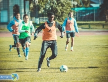 Фоторепортаж с вечерней тренировки «Жетысу»