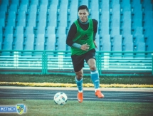 Фоторепортаж с вечерней тренировки «Жетысу»