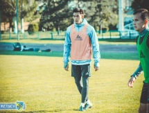 Фоторепортаж с вечерней тренировки «Жетысу»