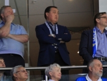 Аскар Мамин — на матче Россия — Казахстан