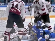 Видеоподборка голов игроков сборной Казахстана, выступающих в клубах КХЛ