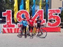 В Кызылординской области состоялся велопробег, посвященный Дню Победы 