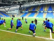 Видео с восстановительной тренировки ФК «Астана»