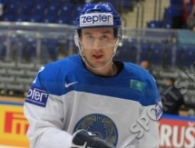 Максим Семёнов дольше всех из полевых игроков сборной Казахстана находился на льду в матчах чемпионата мира