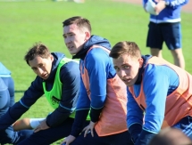 Фоторепортаж с предматчевой тренировки «Окжетпеса»