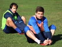 Фоторепортаж с предматчевой тренировки «Окжетпеса»