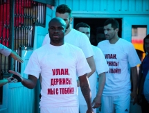 Фото с матча Премьер-Лиги «Атырау» — «Окжетпес» 2:1