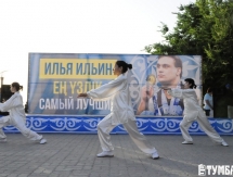 Актауские спортсмены выступили в поддержку отечественных олимпийских чемпионов