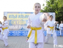 Актауские спортсмены выступили в поддержку отечественных олимпийских чемпионов