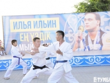 Актауские спортсмены выступили в поддержку отечественных олимпийских чемпионов